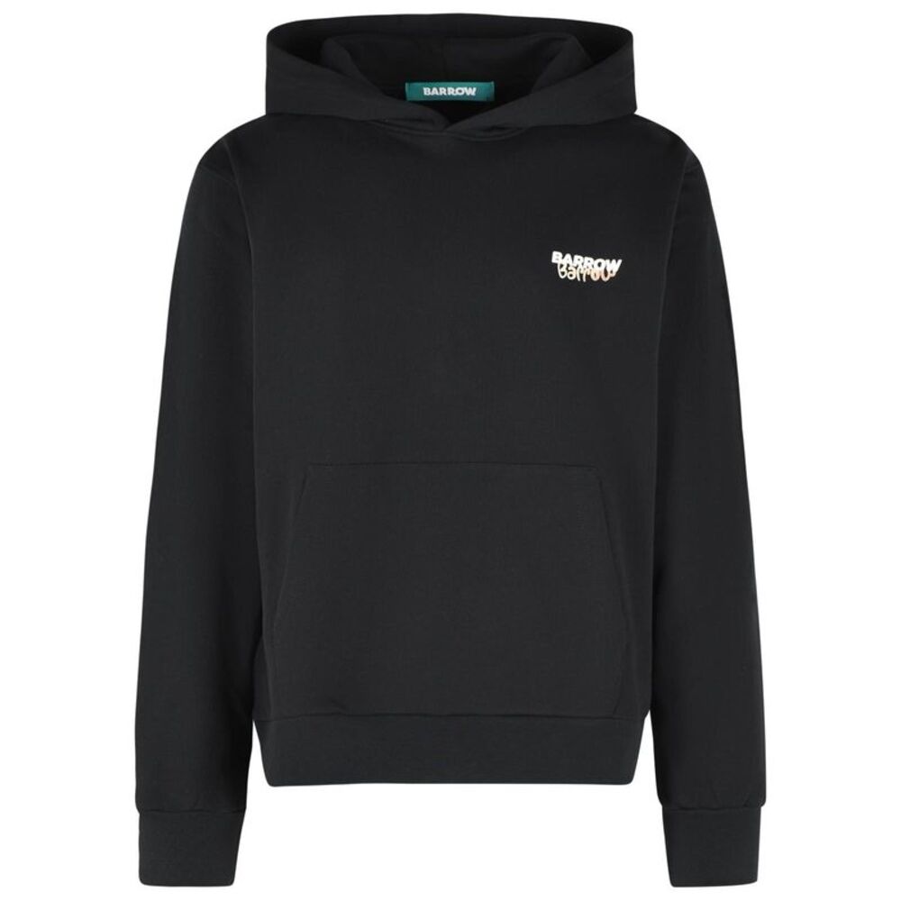 Barrow Black Cotton Sweatshirt Men